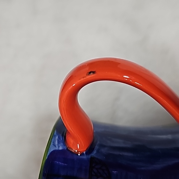 Set of 4 PIER ONE 1 Imports Coffee Colorful Owls Stackable Owl Mugs Tea Cups - Picture 7 of 8